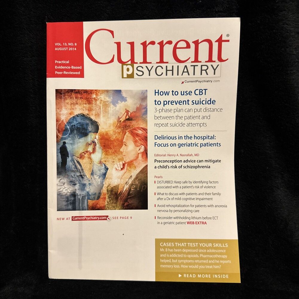 Current Psychiatry Vol 13 No 8 August 2014 Focus on Geriatric Patients
